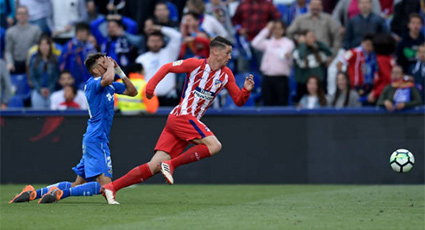 Tres puntos y rumbo a Lyon tras la victoria rojiblanca en Getafe (0-1)
